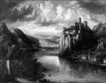 Ferdinand Leip, Labsk dol s hradem Stekovem 1857